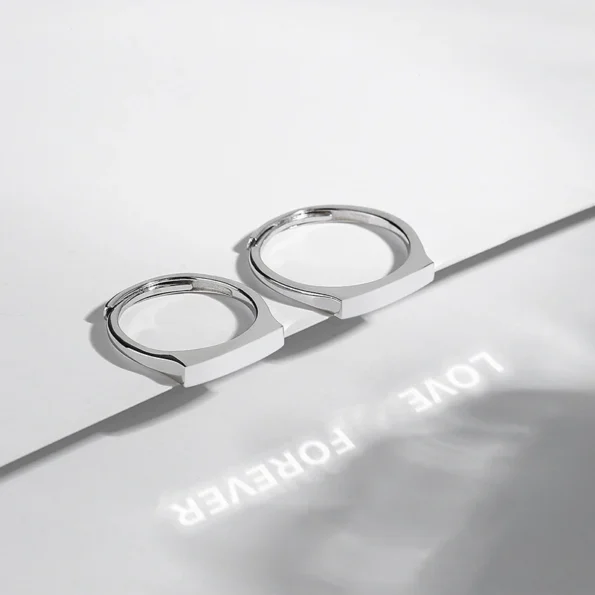 Secret Projection Couple Ring I Love You