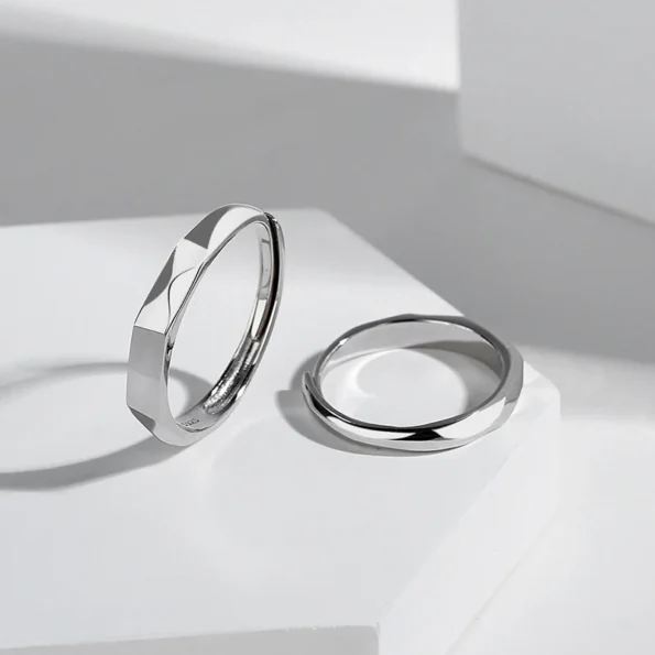 Secret Projection Couple Ring I Love You