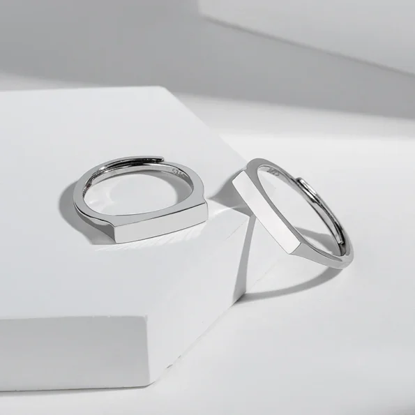 Secret Projection Couple Ring I Love You